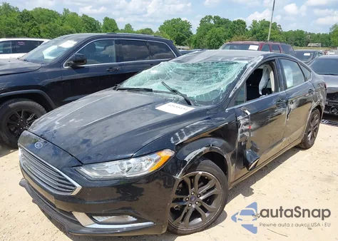 2018 Ford Fusion Se из США, поврежденный, VIN 3FA6P0HD6JR183666